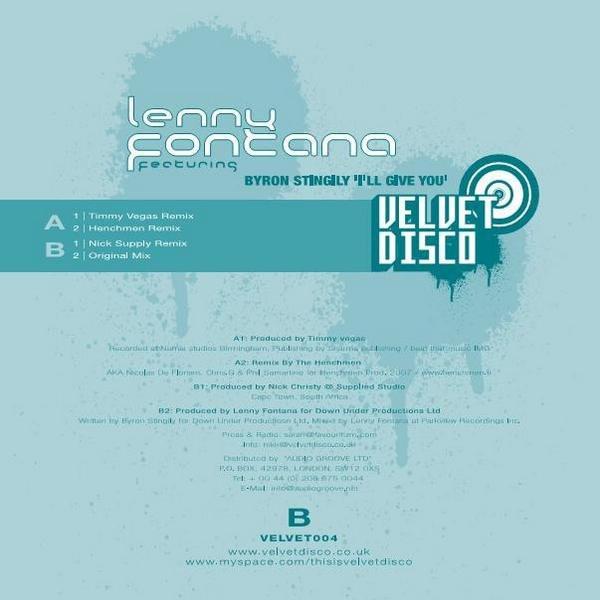 Lenny Fontana, Byron Stingily - I'll Give You