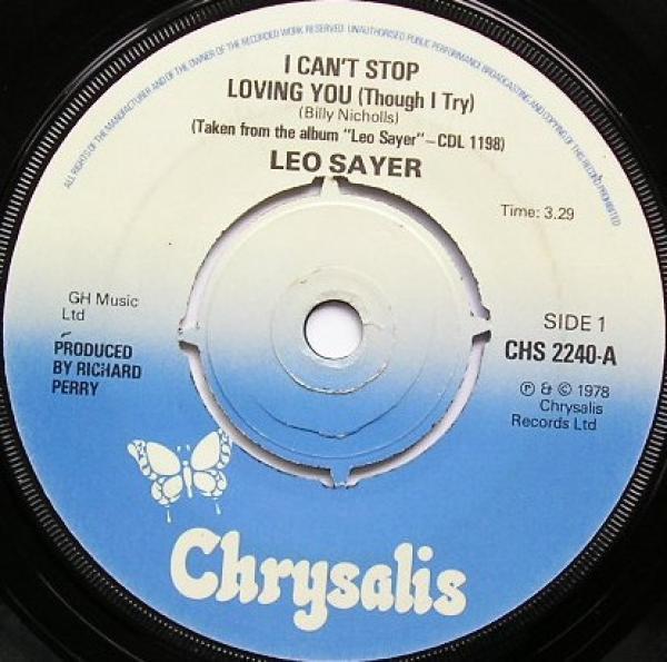 Leo Sayer - I Can't Stop Loving You (Though I Try)