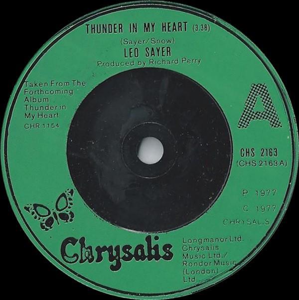 Leo Sayer - Thunder In My Heart