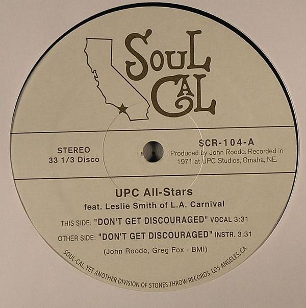 Leslie Smith, UPC All-Stars - Don't Get Discouraged