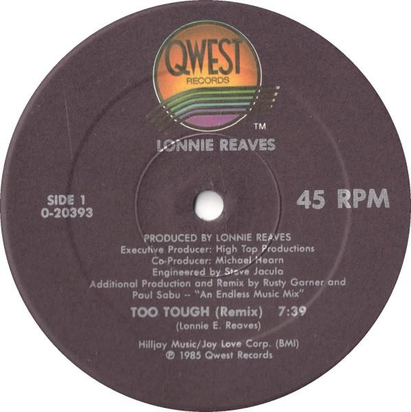 Lonnie Reaves - Too Tough