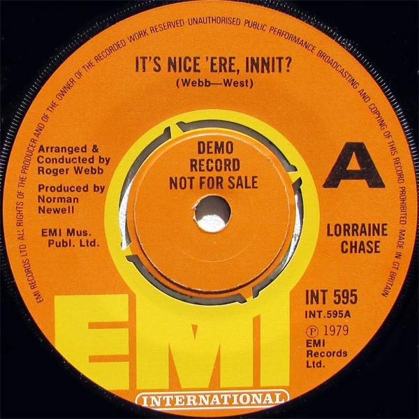Lorraine Chase - It's Nice 'Ere, Innit?