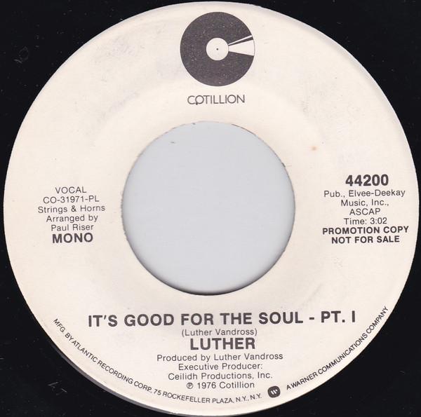 Luther - It's Good For The Soul - Pt. I