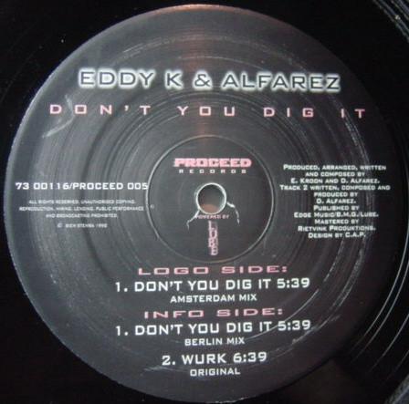 Mad Eddy K., Dennis Alfarez - Don't You Dig It / Wurk
