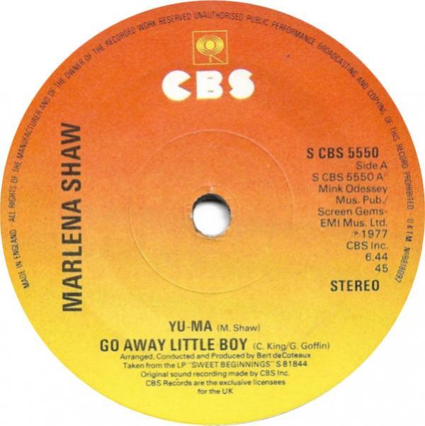 Marlena Shaw - Yu-Ma / Go Away Little Boy / Look At Me, Look At You (We're Flying)