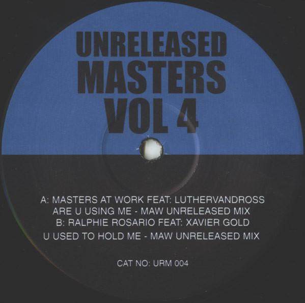 Masters At Work, Ralphi Rosario - Are U Using Me / U Used To Hold Me