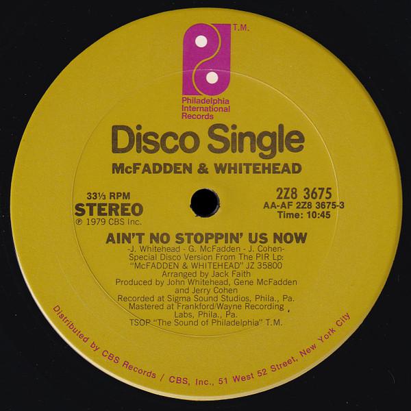 McFadden & Whitehead - Ain't No Stoppin' Us Now
