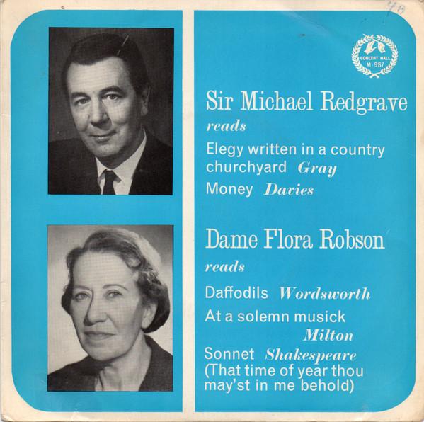 Michael Redgrave, Flora Robson - Read English Poetry