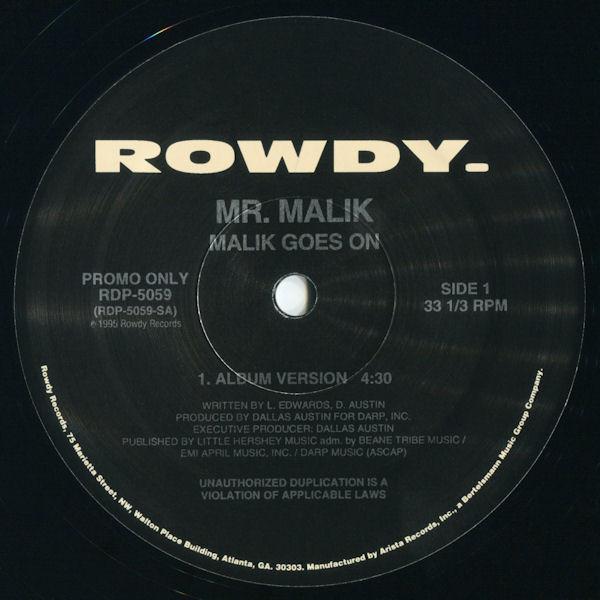 Mr. Malik - Malik Goes On