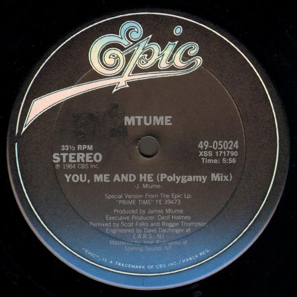 Mtume - You, Me And He