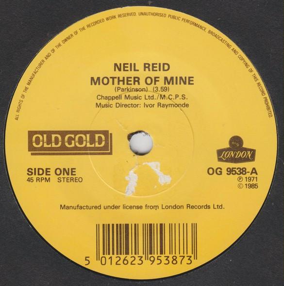 Neil Reid (3), Dana (9) - Mother Of Mine / All Kinds Of Everything