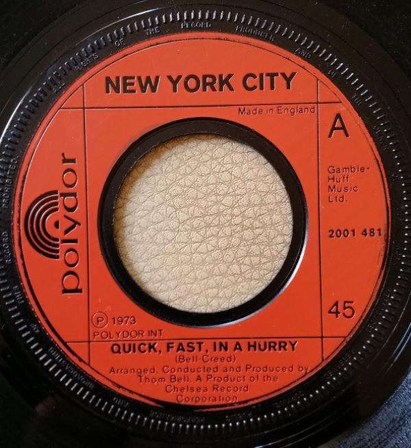 New York City - Quick, Fast, In A Hurry