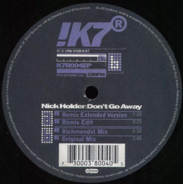 Nick Holder - Don't Go Away