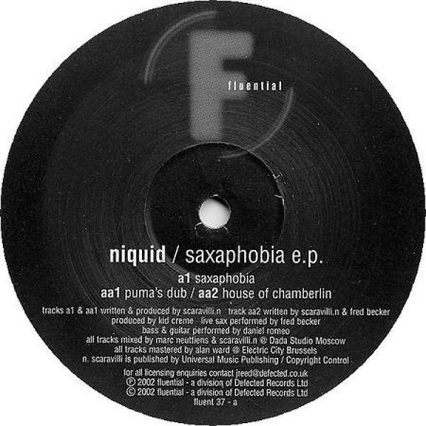 Niquid - Saxaphobia E.P.