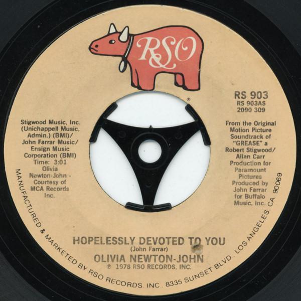 Olivia Newton-John - Hopelessly Devoted To You / Love Is A Many Splendored Thing