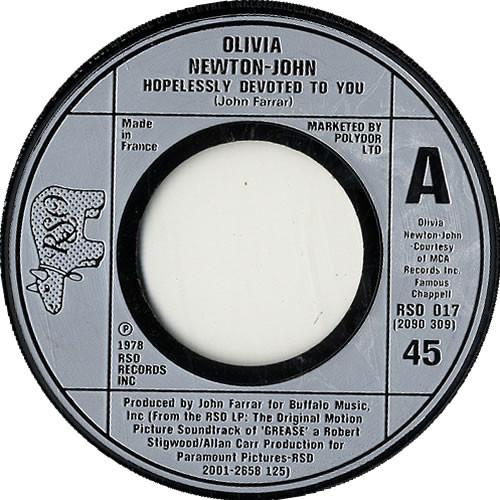 Olivia Newton-John - Hopelessly Devoted To You