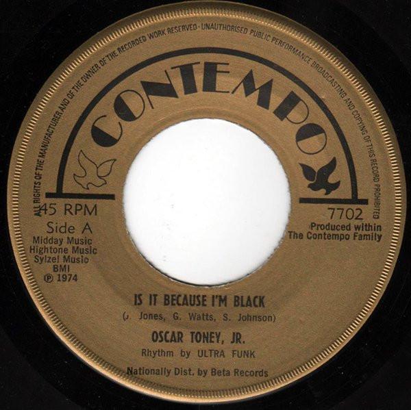Oscar Toney Jr. - Is It Because I'm Black