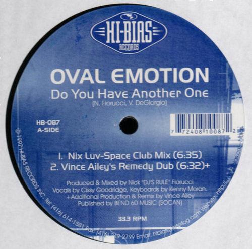 Oval Emotion - Do You Have Another One