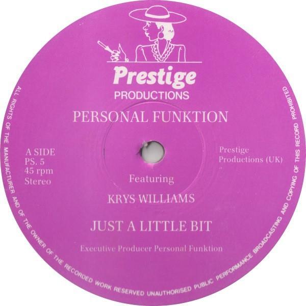 Personal Funktion, Krys Williams, Fay Brown - Just A Little Bit / Hold Me