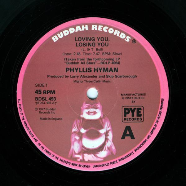 Phyllis Hyman - Loving You, Losing You / Betch By Golly Wow