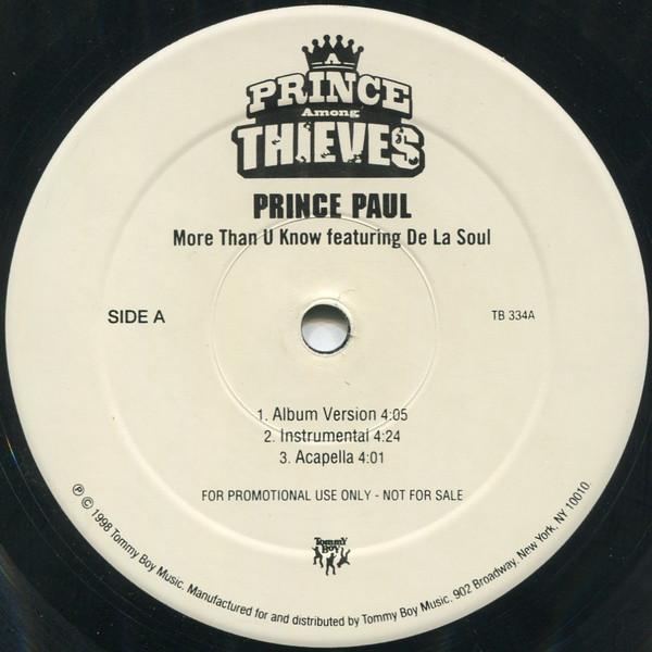 Prince Paul - More Than U Know