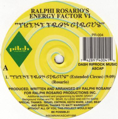 Ralphi Rosario, Energy Factor - Theme From Circus