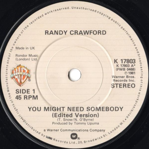 Randy Crawford - You Might Need Somebody