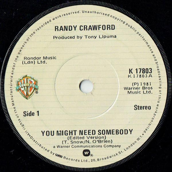 Randy Crawford - You Might Need Somebody