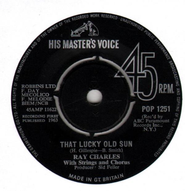 Ray Charles - That Lucky Old Sun / Mississippi Mud