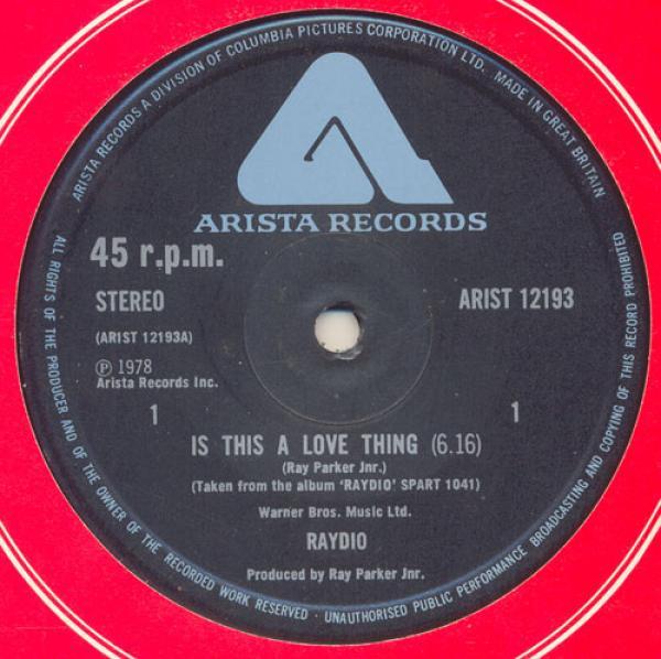 Raydio - Is This A Love Thing / Let's Go All The Way