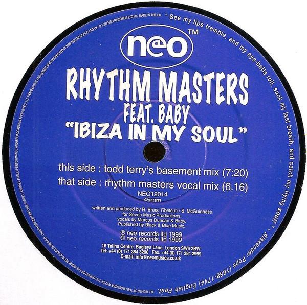 Rhythm Masters, Baby (3) - Ibiza In My Soul