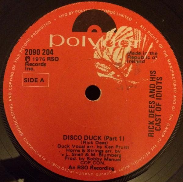 Rick Dees & His Cast Of Idiots - Disco Duck
