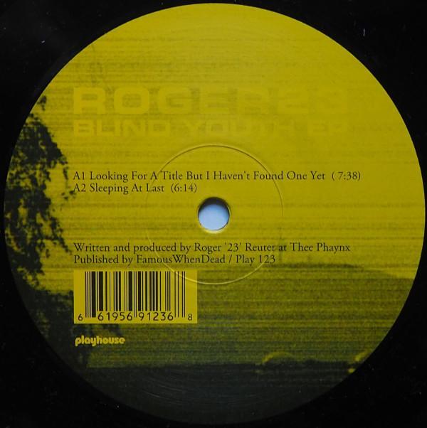 Roger 23 - Blind Youth EP