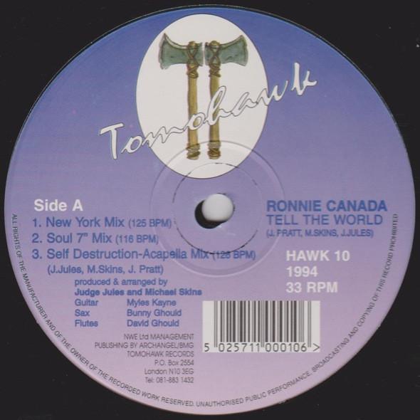 Ronnie Canada - Tell The World