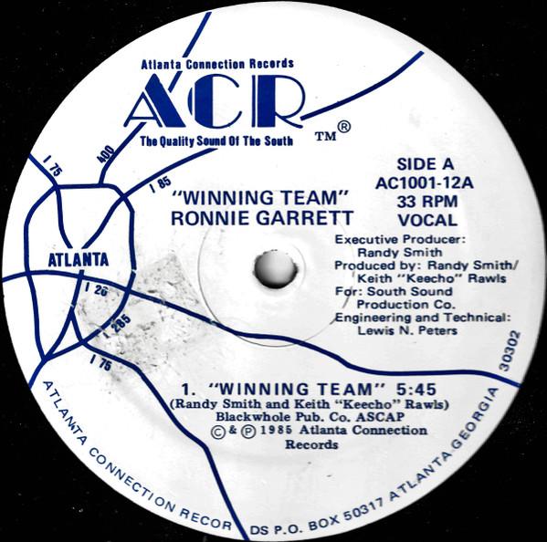 Ronnie Garrett - Winning Team
