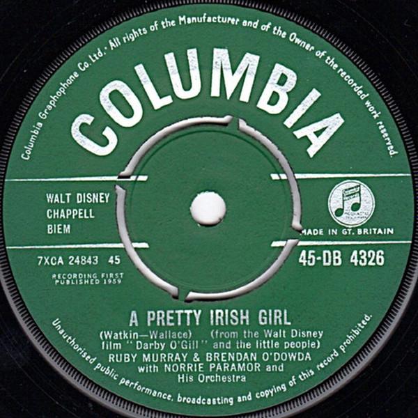Ruby Murray, Brendan O'Dowda, Norrie Paramor And His Orchestra - A Pretty Irish Girl