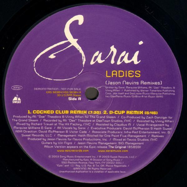 Sarai - Ladies (Remixes)