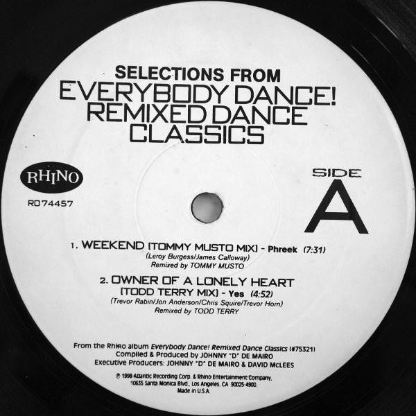  - Selections From Everybody Dance! Remixed Dance Classics