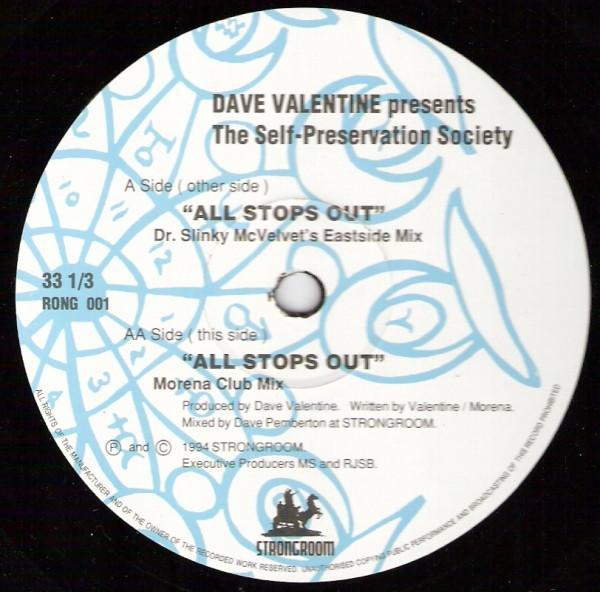 Self Preservation Society, Dave Valentine - All Stops Out