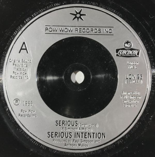 Serious Intention - Serious