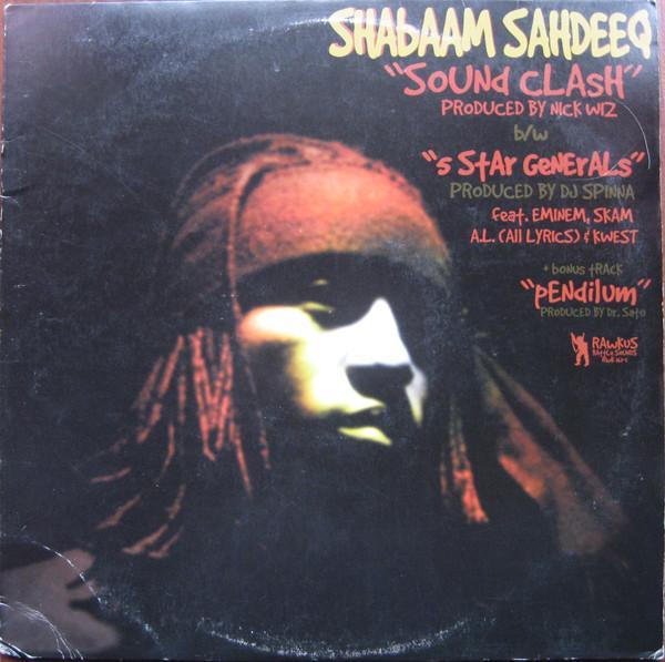 Shabaam Sahdeeq - Sound Clash b/w 5 Star Generals + Pendilum