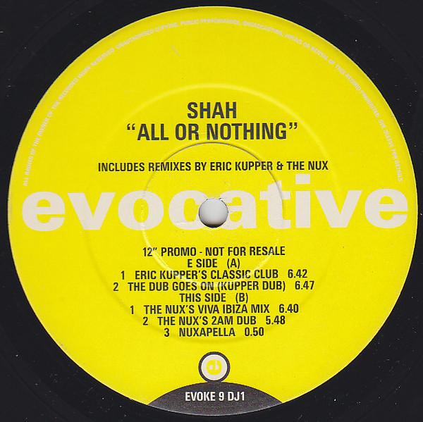 Shah (2) - All Or Nothing