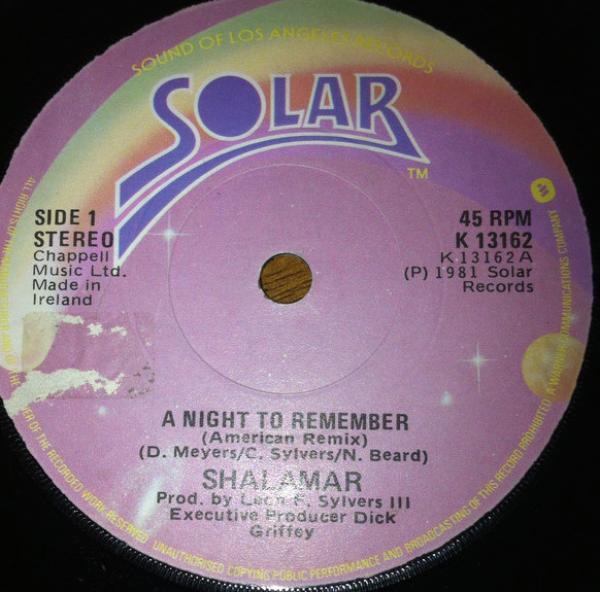 Shalamar - A Night To Remember