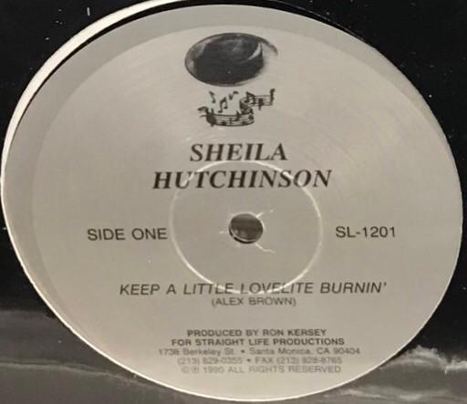 Sheila Hutchinson-Whitt - Keep A Little Lovelite Burnin' / I'll Be There For You