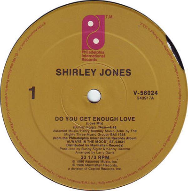 Shirley Jones - Do You Get Enough Love