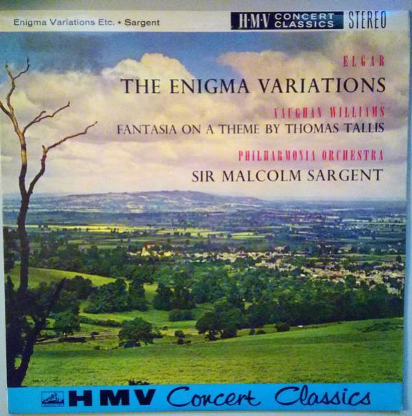 Sir Edward Elgar, Ralph Vaughan Williams, Sir Malcolm Sargent, Philharmonia Orchestra - The Enigma Variations / Fantasia On A Theme By Thomas Tallis