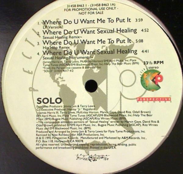 Solo (8) - Where Do You Want Me To Put It