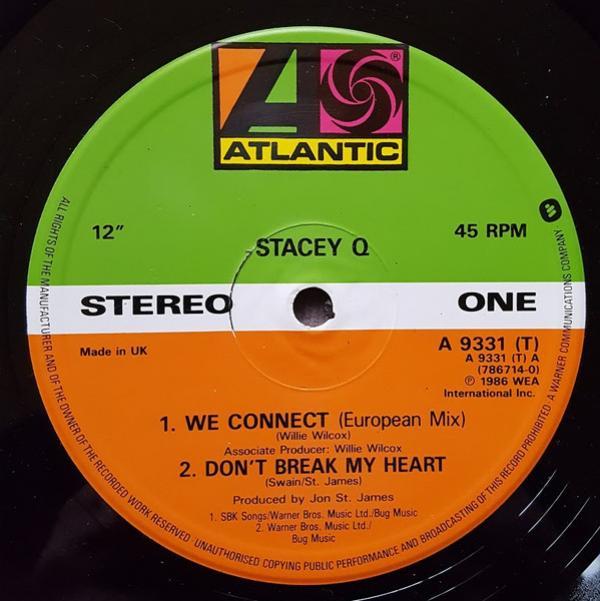 Stacey Q - We Connect / Don't Break My Heart