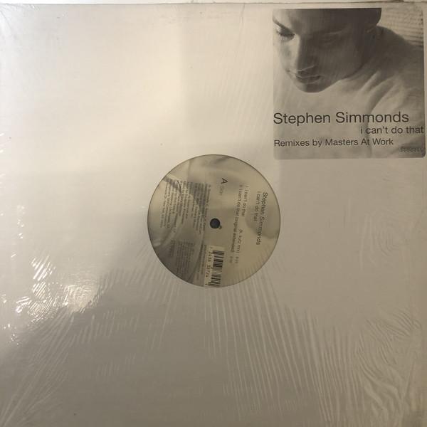 Stephen Simmonds - I Can't Do That
