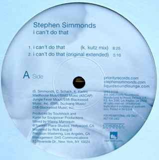 Stephen Simmonds - I Can't Do That